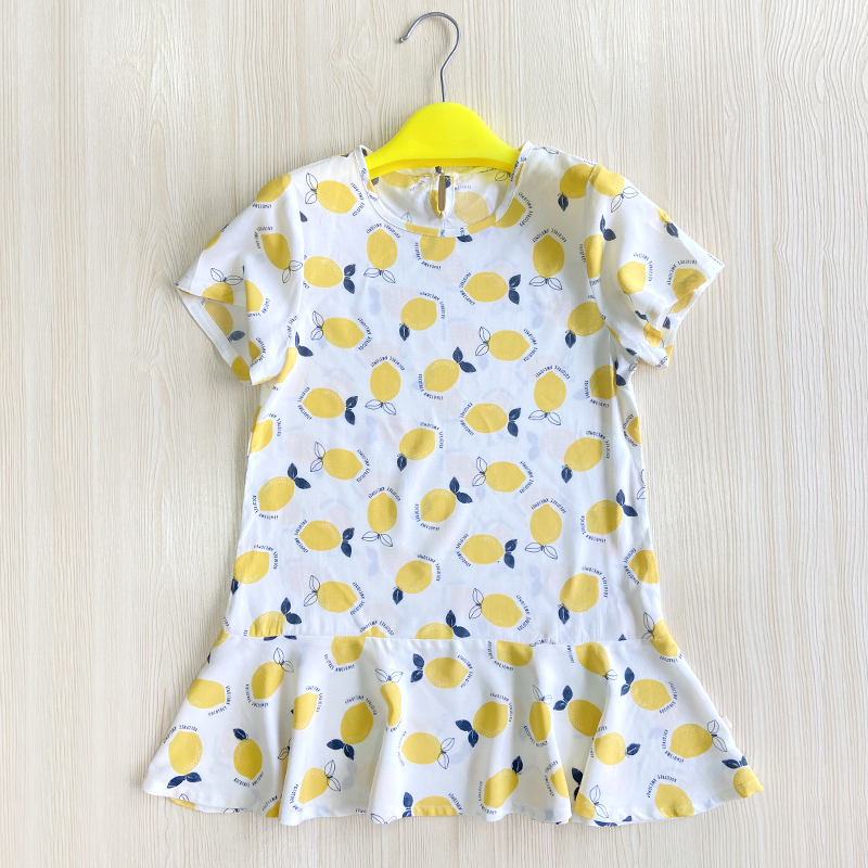 选料定制女童睡衣夏季棉绸短袖宝宝小女孩公主家居服母女亲子睡裙
