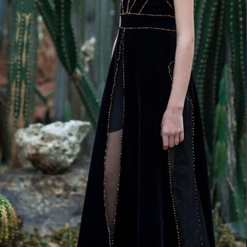 儿童晚礼服女童小主持人模特走秀公主裙子高端钢琴演奏演出表演服