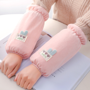 袖套女长款工作防脏套袖可爱儿童秋冬季办公室袖头短款耐磨护袖套