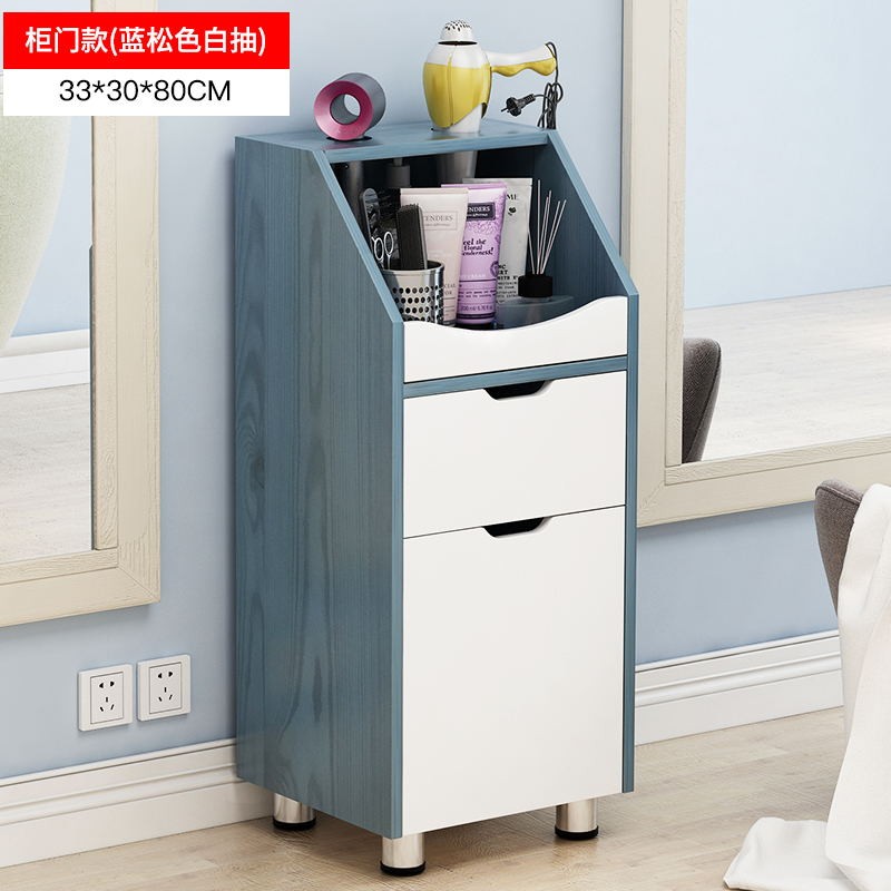 发廊柜美容美发店产品工具车柜子落地带抽屉式储物柜可移动理发柜
