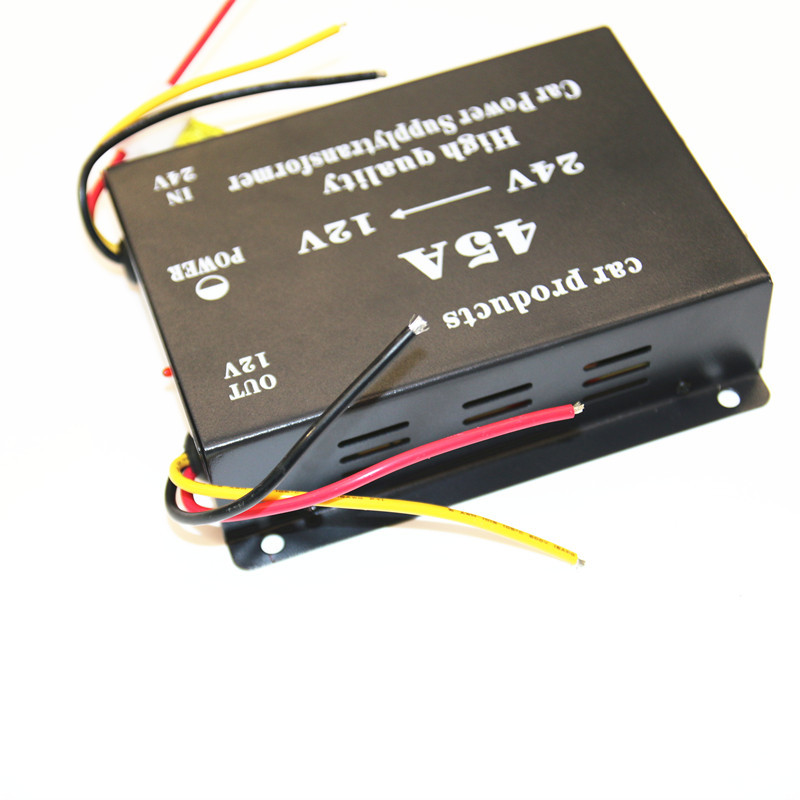 厂家直销24V转12V45A汽车车载降压器直流转直流降压器