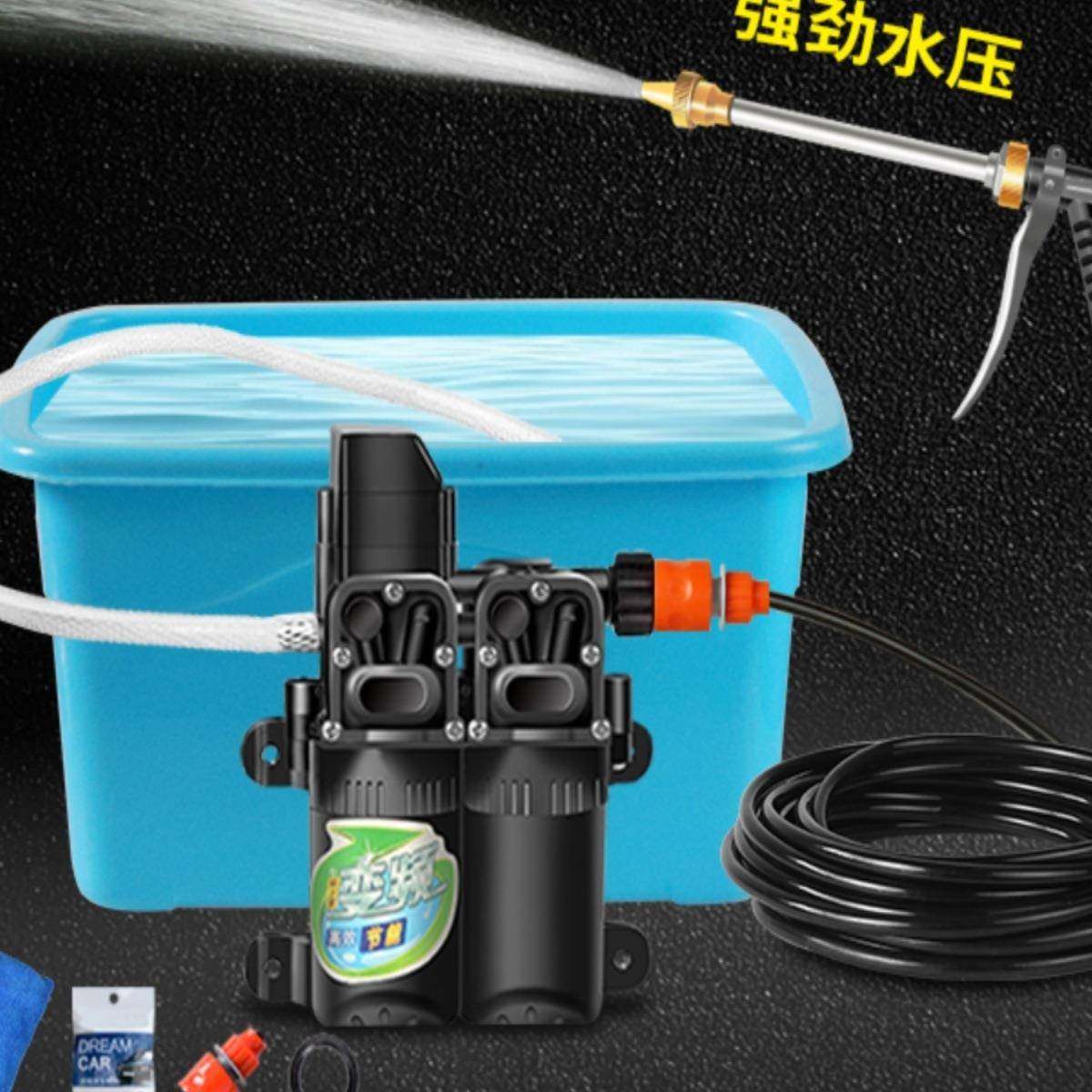 包邮洗车神器高压家用220v洗车机洗车水泵12v车载洗车器便携洗车