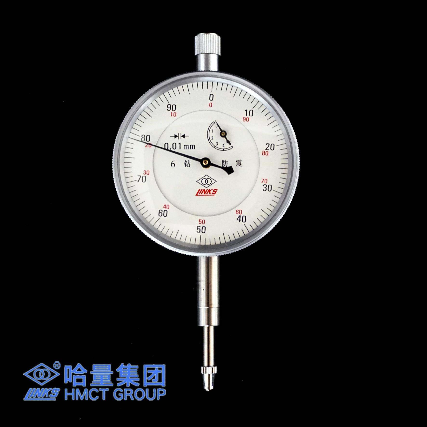 哈量百分表千分表数显杠杆0-1-3-5-10-20-30-50磁力表座六钻防震