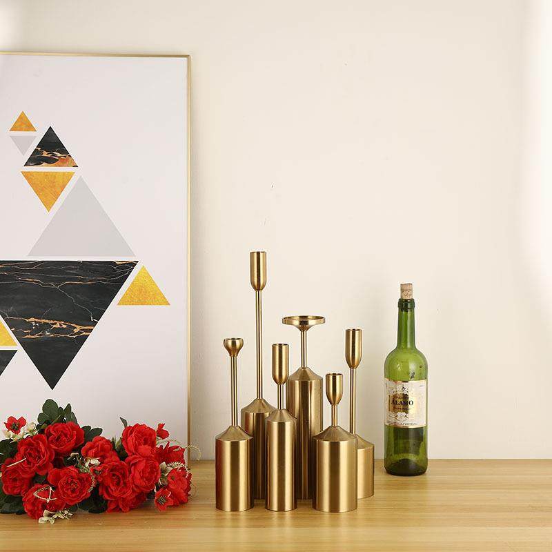 单头烛台蜡烛杯客厅装饰简约金色家居浪漫烛光晚餐婚庆样板间烛台,纺织面料/辅料/配套,纺织机械配件,淘宝优惠券,粉丝福利购,淘宝优惠卷