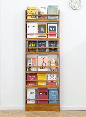 门后缝窄绘架书架落地靠墙多TOL层置物杂志书刊架本架