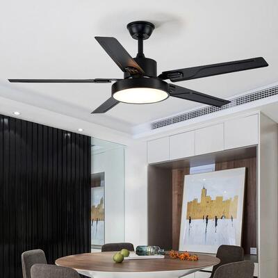 美式复传统吊扇厅带灯餐厅客厅仿大风力工业古风饭家用变无品牌/