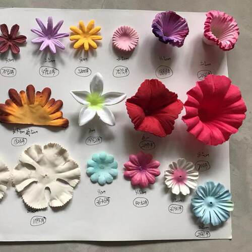 工厂直绢饰布花材DIY花瓣服鞋帽布料辅料真花仿销瓣050加工配件材