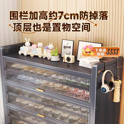 家用鞋不锈收一体钢靠墙爆款多层防尘钢制鞋架门口入LLW户玄柜关