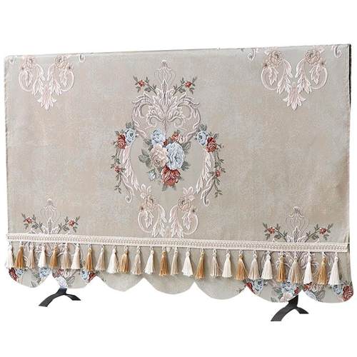 欧式布液晶电机套防F96M967H尘罩55寸6视5台布式挂式通艺用电视柜