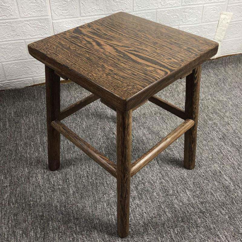 木凳鸡翅角方凳红木无拼接矮凳实木餐桌凳圆子板家F75T78M8用凳子