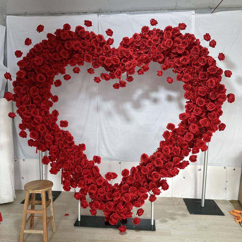 源头工厂仿心真布底色形拱婚门玫瑰拱门XM002庆背红景网红打卡背,节庆用品/礼品,陪嫁用品套装,淘宝优惠券,粉丝福利购,淘宝优惠卷
