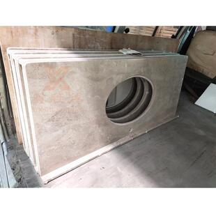 洗手间洗手台面现货仿天然大理石纹微晶石按图加工出口明下水