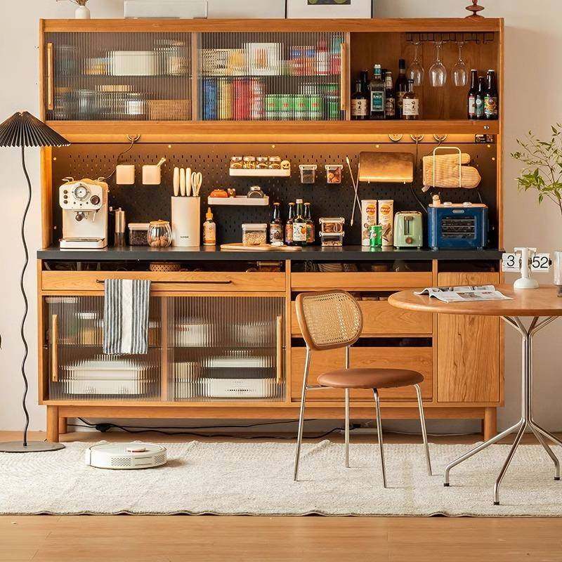 宙斯餐边柜多功能收纳柜哥本哈根樱桃实木岩板餐厅一体靠墙储物柜,机械设备,其他机械设备,淘宝优惠券,粉丝福利购,淘宝优惠卷