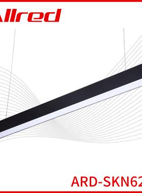 led线条灯办公室吊线灯现代简约照明工程led吊灯