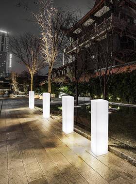 LED发光方柱灯婚庆广告立柱灯户外工程装饰创意柱子路引景观方形