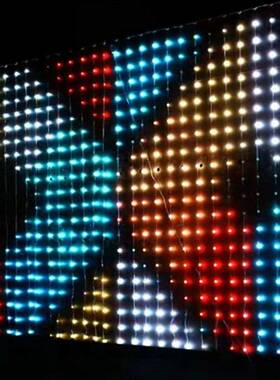 景观灯彩灯新年灯串庭院灯APP阳台气氛灯编程幻彩皮线灯led窗帘灯