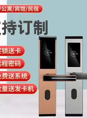 防盗门刷卡锁电子门锁民宿宾馆磁卡感应锁YK768防盗门刷卡锁