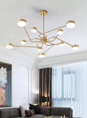 北欧吊灯家用客厅卧室灯餐厅书房灯现代简约创意个性黑色LED灯具