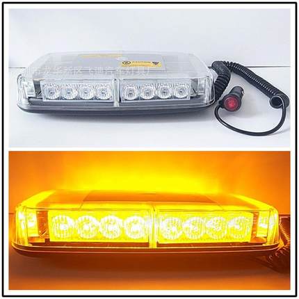 24LED迷你车顶爆闪灯频闪灯工程车灯LED爆闪灯12V01019