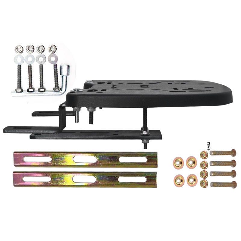 电动车支架改装角码配件倒挂尾箱支架后备箱连接转接盘带后靠车型