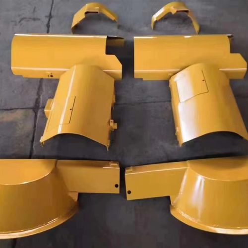 推土机护罩配件前罩中罩後罩驱动齿引导轮涨紧缸护罩适用山推160