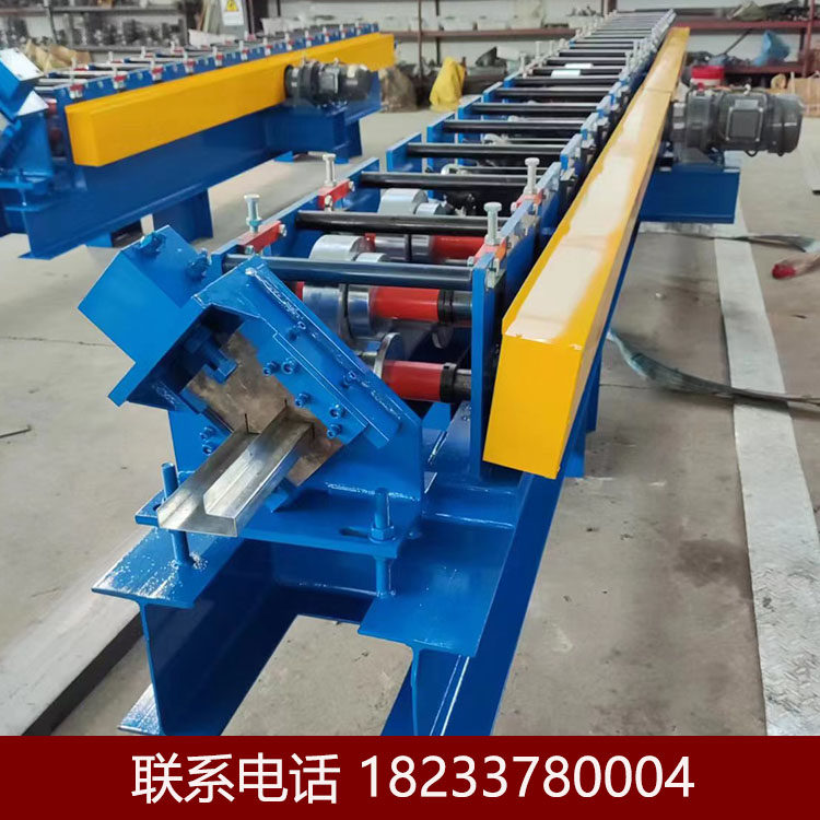 角钢成型机U型槽机器百叶窗叶片滚压机c型钢角柱不锈钢门框包边机