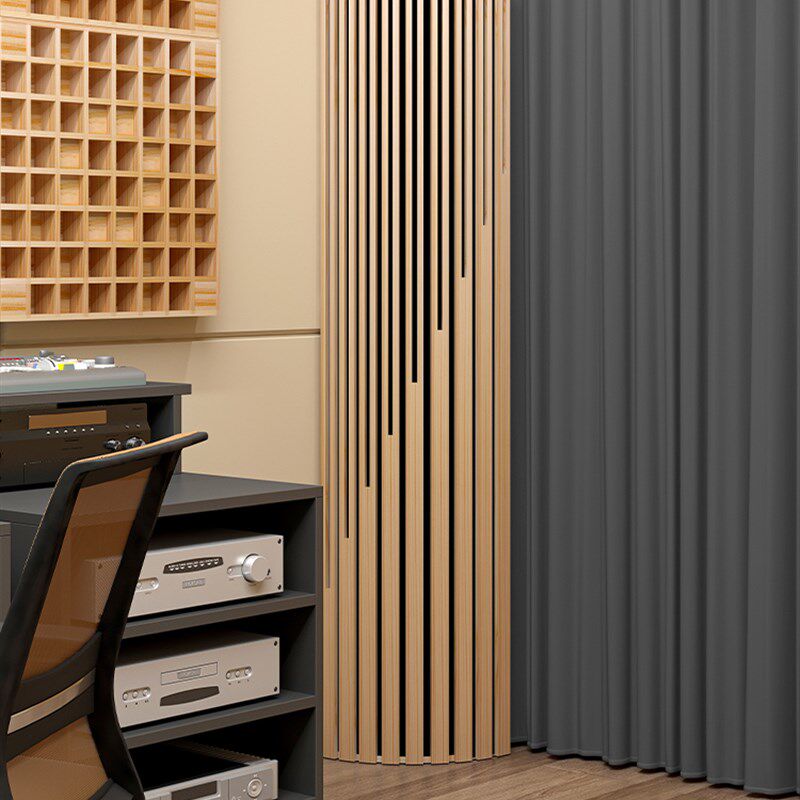 实木声学扩散板影音听音室墙角驻波低频陷阱录音棚鼓房琴房吸音板