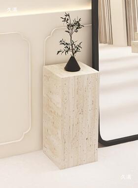 地台展模示服装店特橱窗座摆tj#j#u+%件饰品方形陈底列道具洞石台