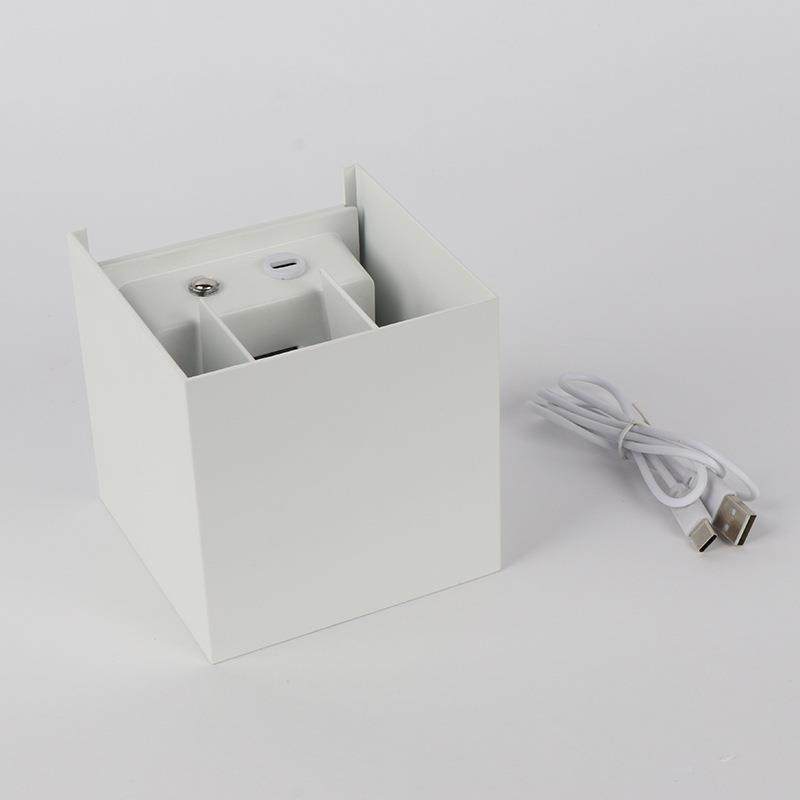 灯极简户外防水壁灯孔可充电款免打磁020壁灯L吸ED花园可调光的亮