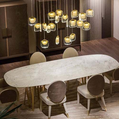 楼梯间长吊台创MC206别意售楼部沙盘大堂灯餐厅吧水晶灯墅复式楼