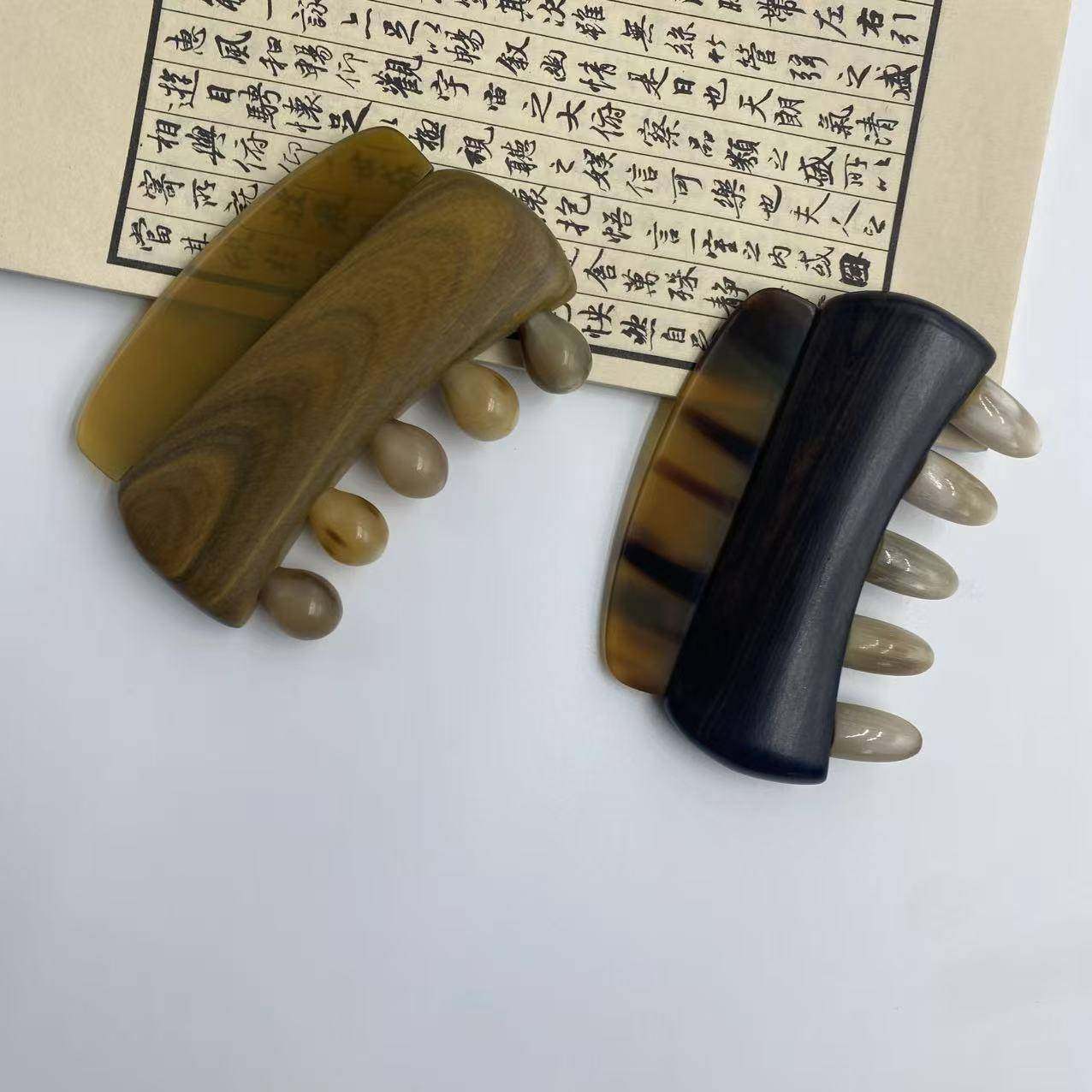 牛角摩经络M羊角按刷全通身部通用疏腿部肩颈揉腹刮痧按擀筋棒疏,家居饰品,木雕,淘宝优惠券,粉丝福利购,淘宝优惠卷