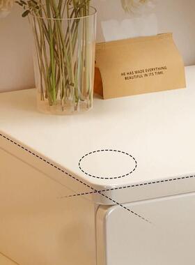 奶油风梳妆台床卧头柜体桌子卧室简约现CFI代一化妆台女生妆主化