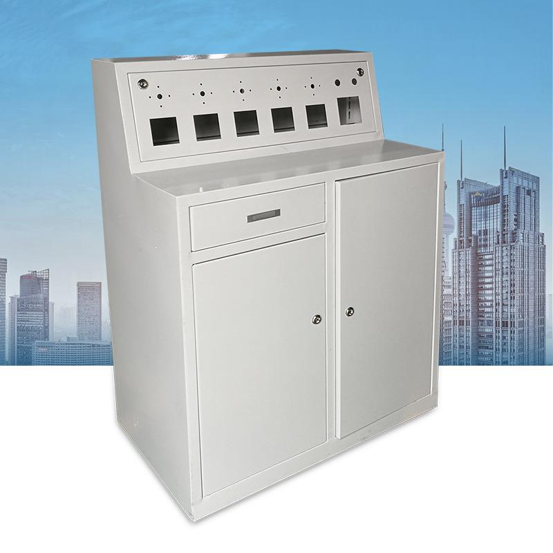 PL控制柜业配电柜制1000*120台斜面落地式C工自动化监控控操作台