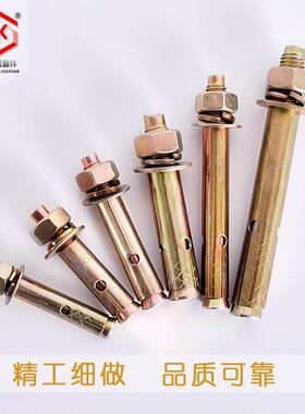 GB/T22795-2008镀彩锌小头排小气孔膨胀螺丝国标头带696膨胀螺栓