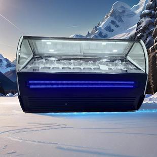 冰淇淋冷冻展示柜雪糕棒柜哈达斯冰激凌速冻冰冰58糖葫根芦风冷柜