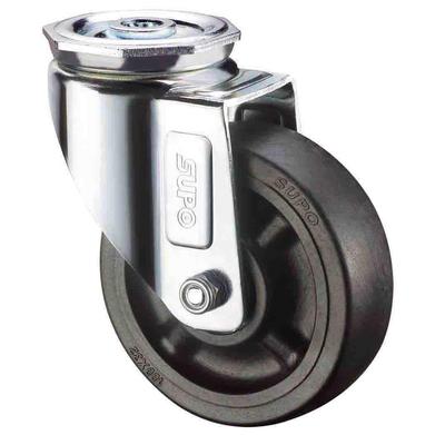 耐高温260度尼PA万向脚轮孔Z03S-03A顶向荣4寸带双刹车Z03S-36A-1