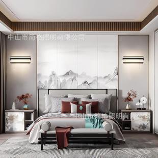 新中亚克力壁灯古拉式绳开关宾馆卧351室书房厅欢客朋酒店复客房