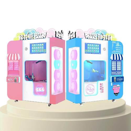 棉花JSB机创业摊卖位机花糖机商用无人售机自助全自动棉花糖棉糖