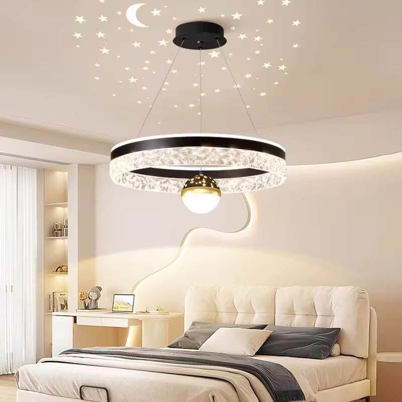 简4054约现代轻奢客led厅灯创意个性餐灯吊家用主厅卧室房间中山