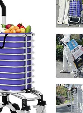 便携购物F9965M9J爬楼梯买菜车小拉车家用可便折叠轻手杆拖车人老