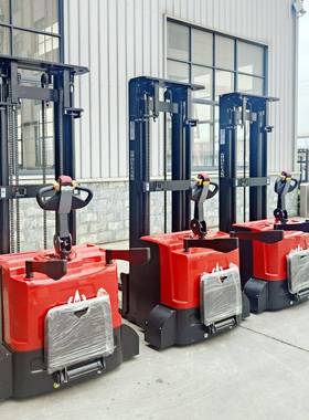 车全2电动堆高吨三门架4米5米5.DJS堆5米站驾式升降垛叉车站人踏