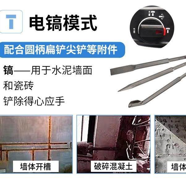 BO用BHC电锤冲击钻OBB电钻家多打功能混凝土墙孔型大功率工业铁轻