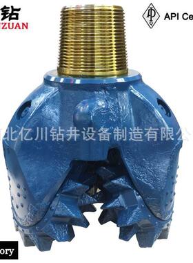 13/4inch头374mm水4井钻橡胶封轴127承密钢齿牙轮钻头亿川牙轮