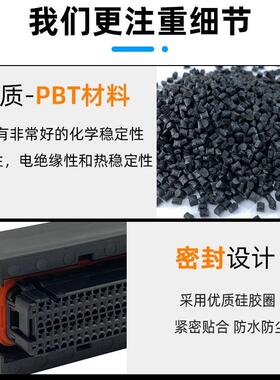 1E47352-1,1473244-1CTTEU插81孔TE头型402P挖掘机小松电脑控制插