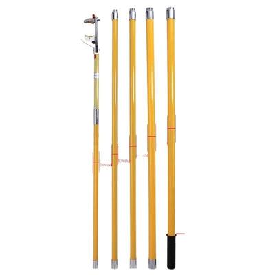 工业具6带电线作电力测试377架空长10施工路接线高空杆式伸缩钳钳
