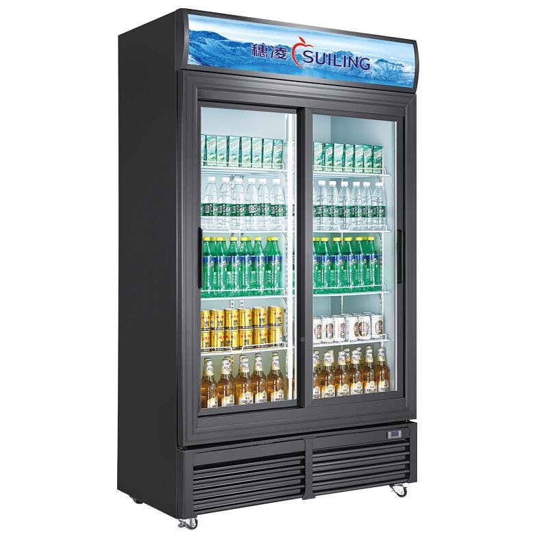 穗凌L934G4-T900M2/W无商霜风冷立式冰柜鲜用饮料冷藏展示柜保冷图片