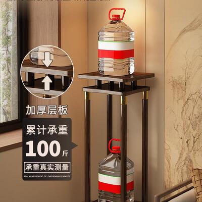 中式花架展子客厅落置地式物985架阳台2250新款多层实木花台盆景