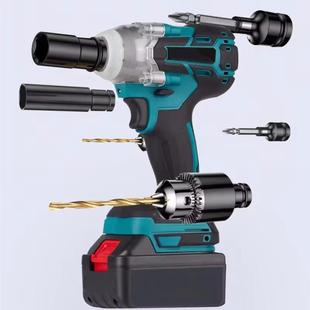 两用小型击家电动扳手风炮无刷起子机锂扳电充电手冲全套CVP厂电