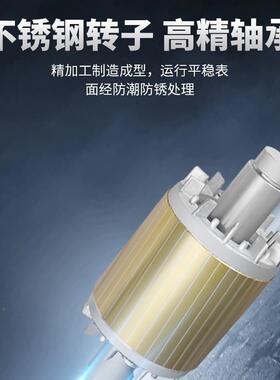 循益YS802三相电机热收缩机烘箱磨浆机长轴环风机7RYL鼎50W长轴电