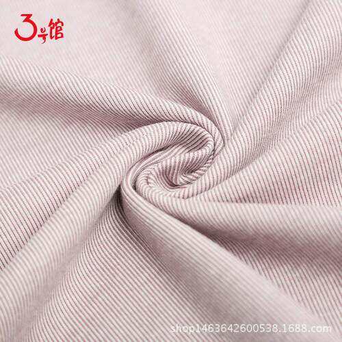 棉毛童布货针织ZAO棉布现细条纹双面汗布秋冬宝宝装用服布婴面料